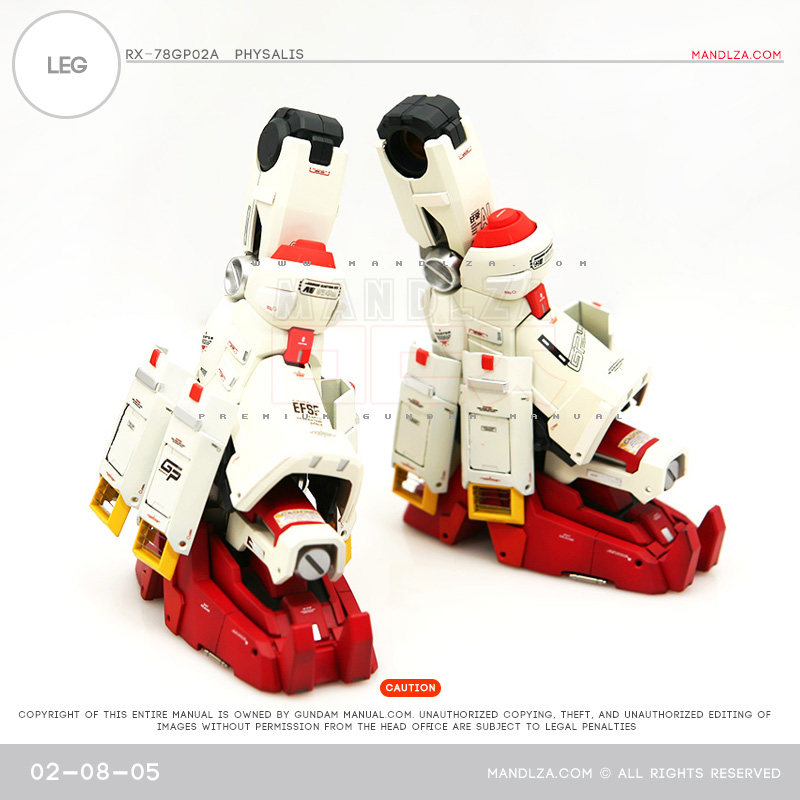 MG] RX78 GP02 PHYSALIS LEG 02-08