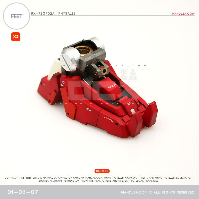 MG] RX78 GP02 PHYSALIS FEET 01-03