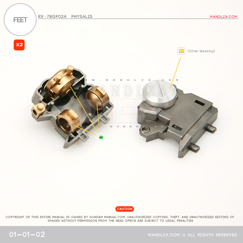 MG] RX78 GP02 PHYSALIS FEET 01-01