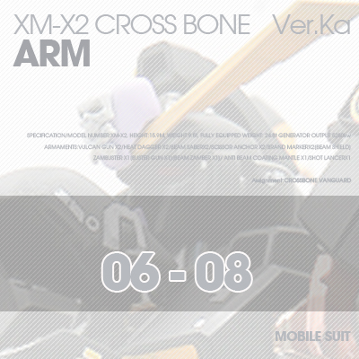 MG] XM-X2 CrossBone ARM 06-08