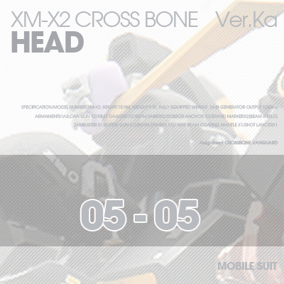 MG] XM-X2 CrossBone HEAD 05-05