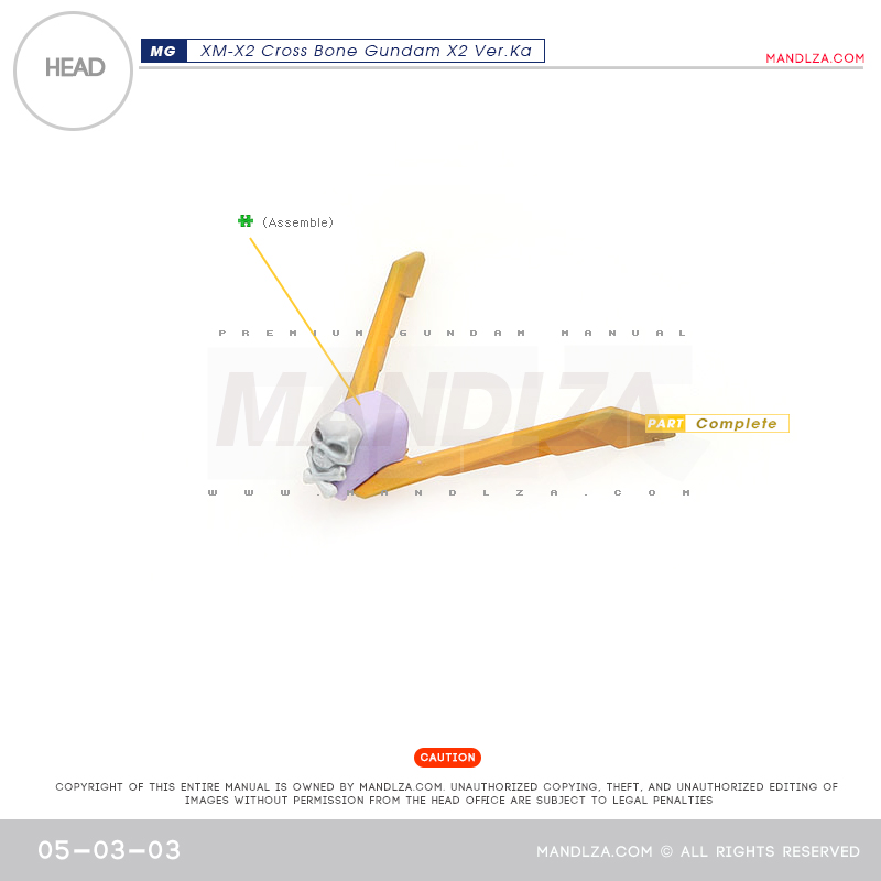 MG] XM-X2 CrossBone HEAD 05-03