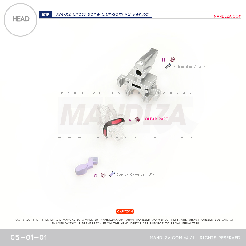 MG] XM-X2 CrossBone HEAD 05-01