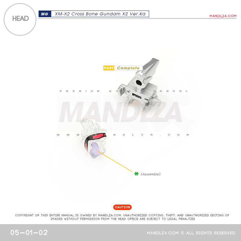 MG] XM-X2 CrossBone HEAD 05-01