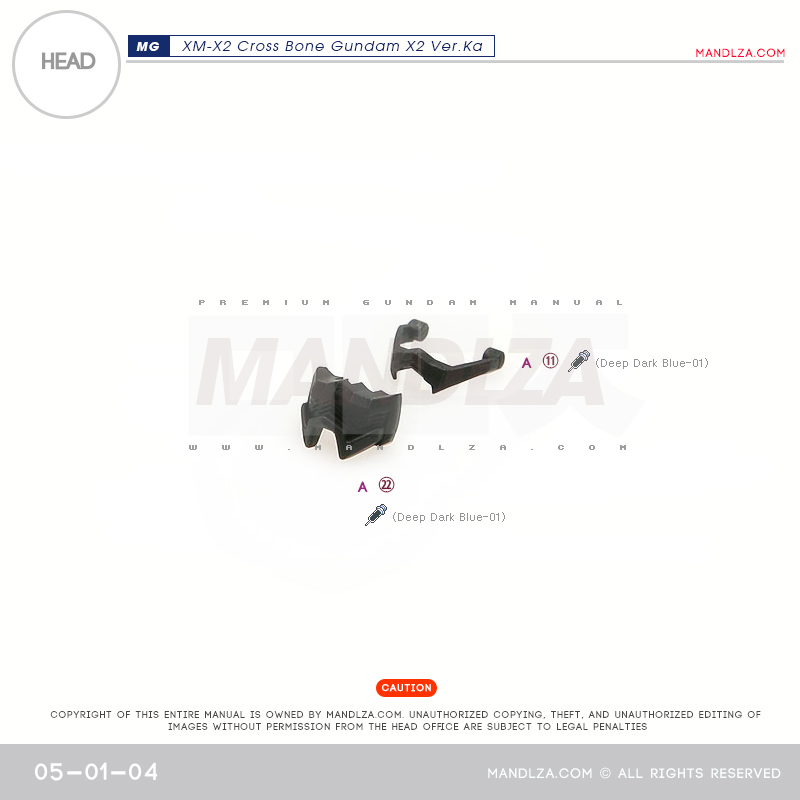 MG] XM-X2 CrossBone HEAD 05-01