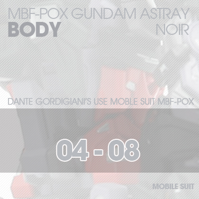 MG] ASTRAY NOIR BODY 04-08