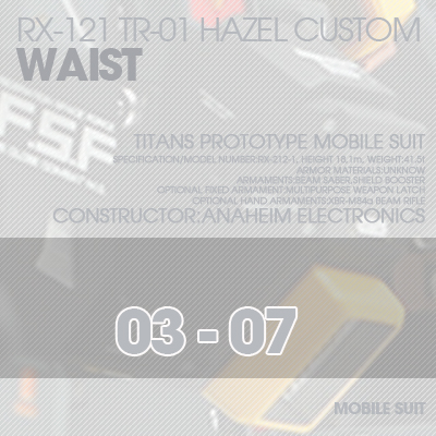 INJECTION] Hazel custom 1/100 WAIST 03-07