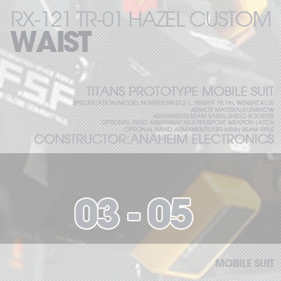 INJECTION] Hazel custom 1/100 WAIST 03-05