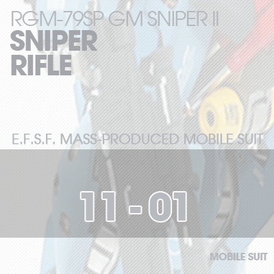 MG] RGM-79SP GM SNIPER RIFLE 11-01