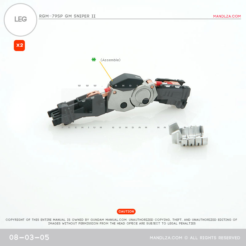 RGM79SP GM SNIPER LEG 08-03