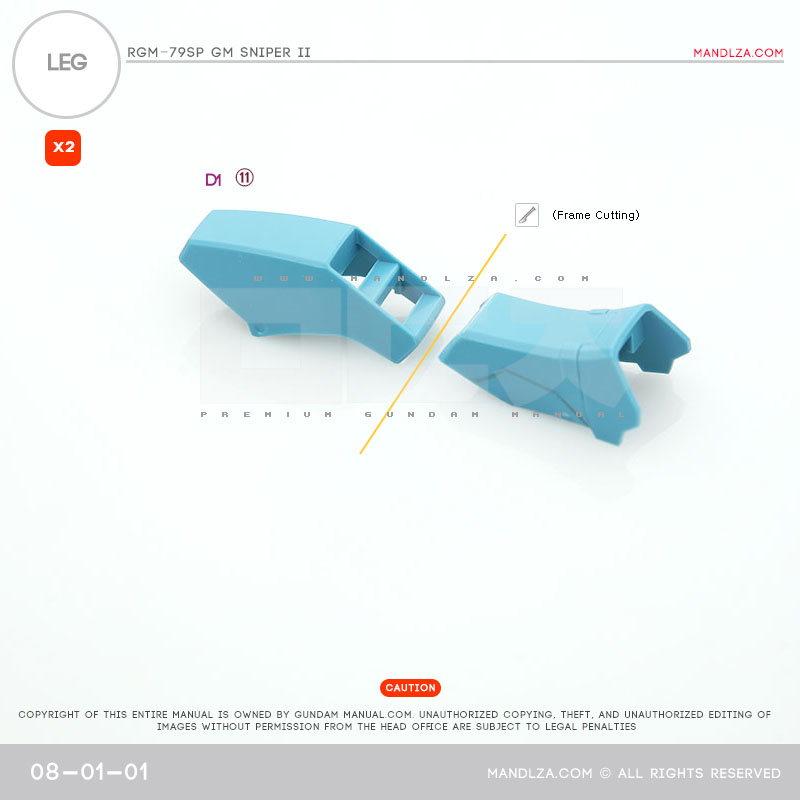 RGM79SP GM SNIPER LEG 08-01