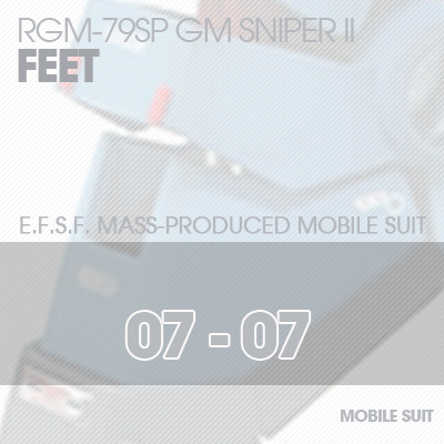 RGM79SP GM SNIPER FEET 07-07