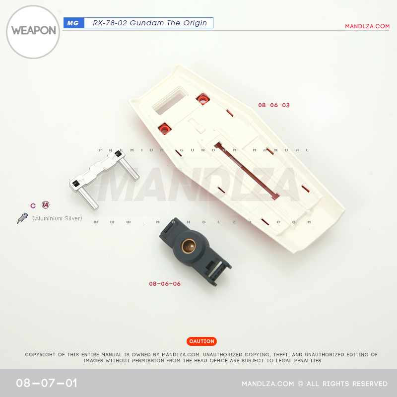 MG] RX78 The Origin weapon 08-07