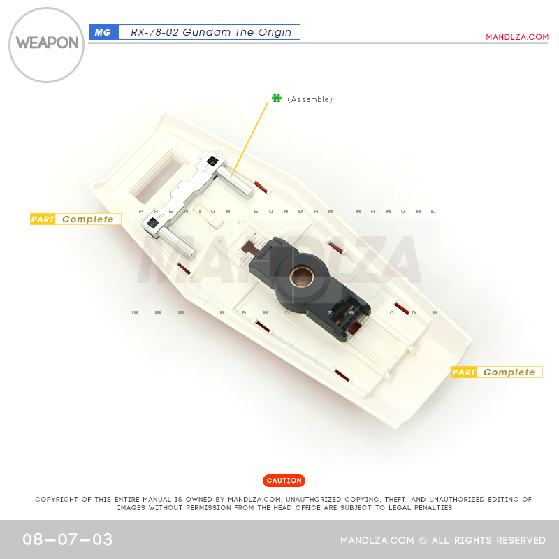 MG] RX78 The Origin weapon 08-07