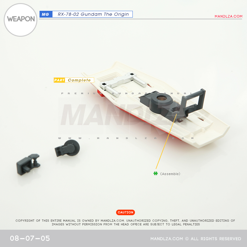 MG] RX78 The Origin weapon 08-07