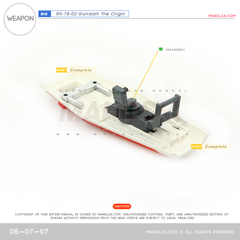 MG] RX78 The Origin weapon 08-07