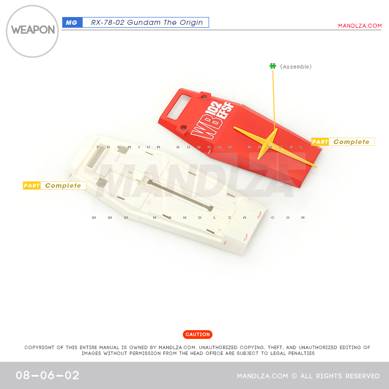 MG] RX78 The Origin weapon 08-06
