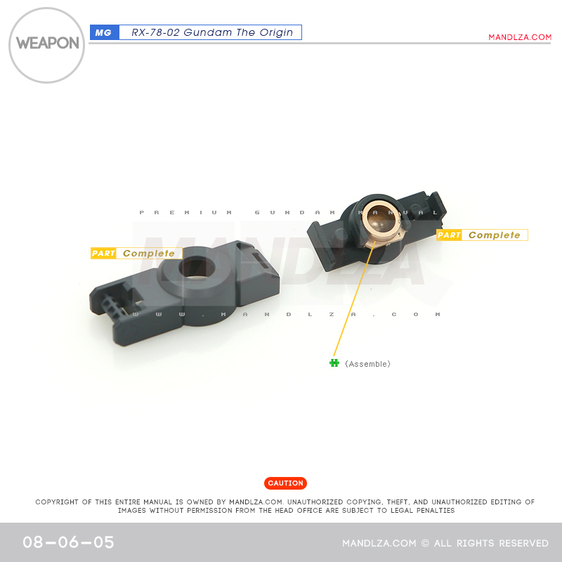 MG] RX78 The Origin weapon 08-06