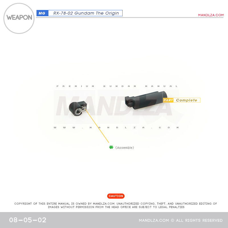 MG] RX78 The Origin weapon 08-05