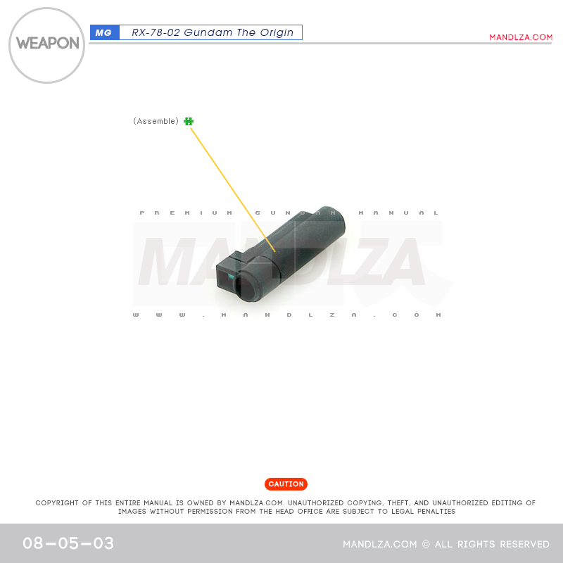 MG] RX78 The Origin weapon 08-05