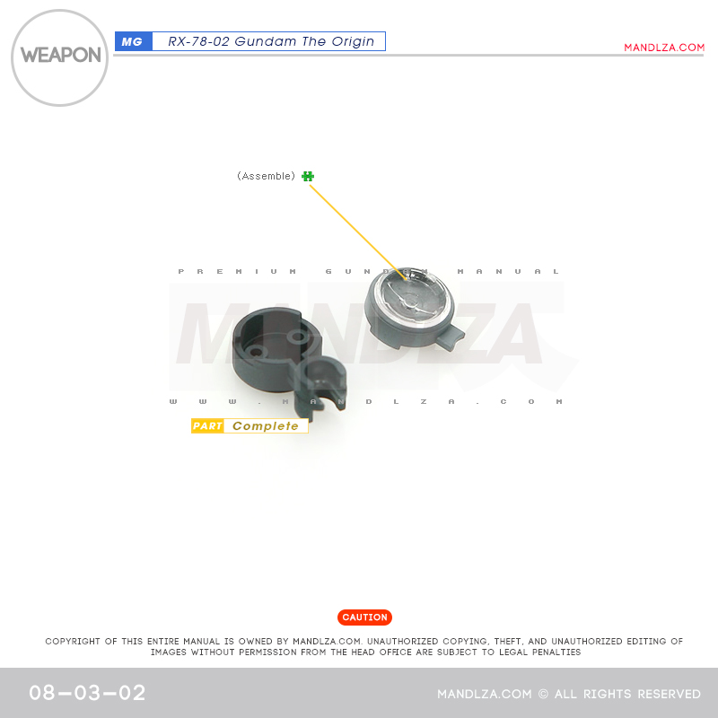 MG] RX78 The Origin weapon 08-03