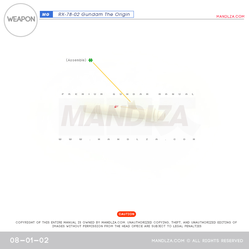 MG] RX78 The Origin weapon 08-01