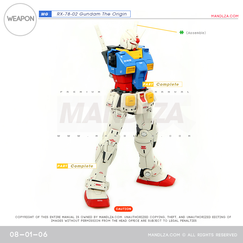 MG] RX78 The Origin weapon 08-01