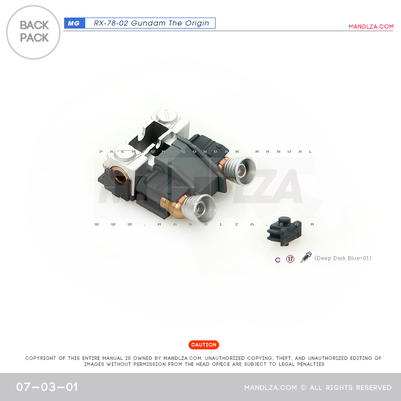 MG] RX78 The Origin BackPack 07-03