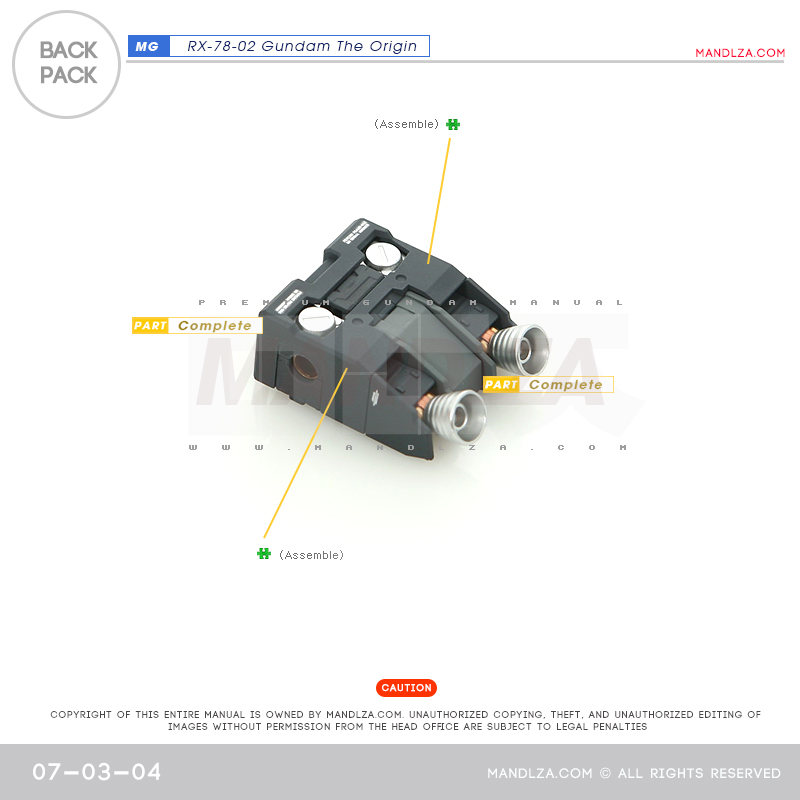 MG] RX78 The Origin BackPack 07-03