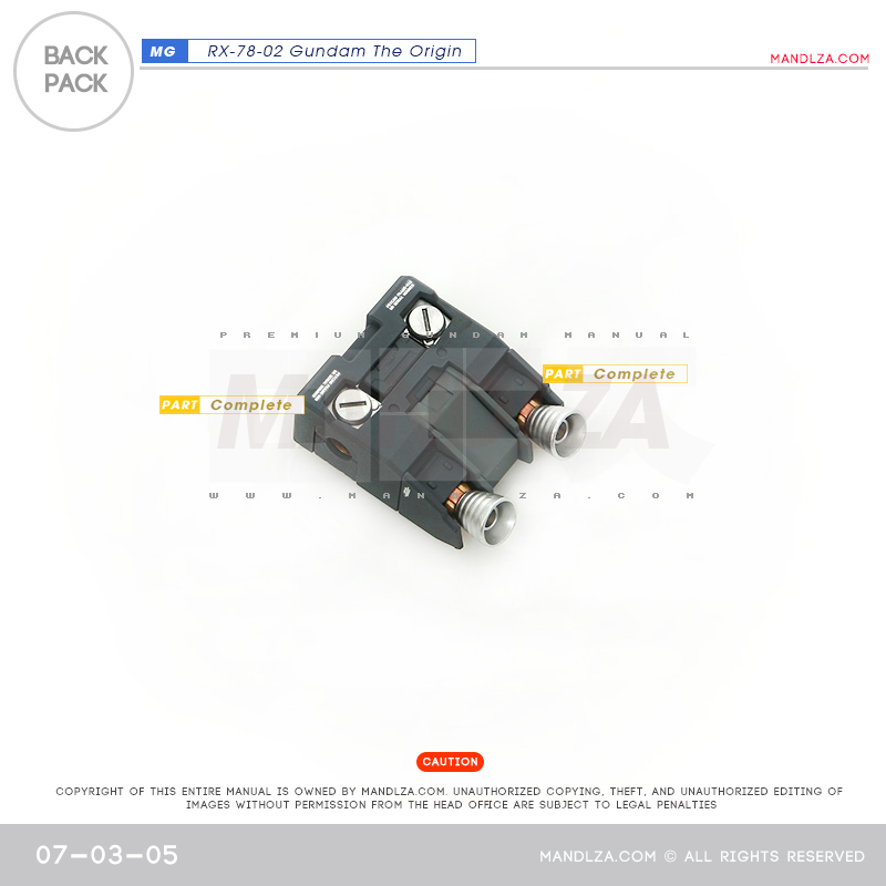 MG] RX78 The Origin BackPack 07-03