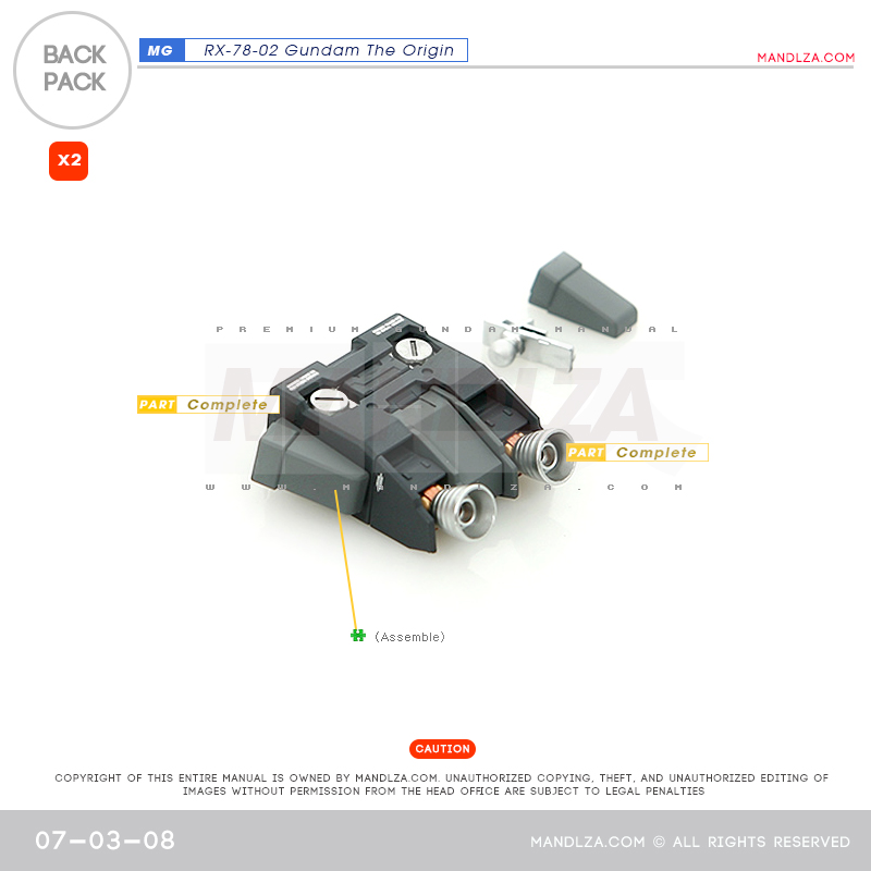MG] RX78 The Origin BackPack 07-03