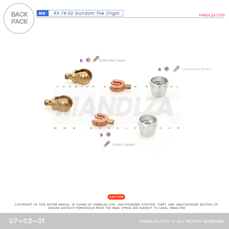 MG] RX78 The Origin BackPack 07-02