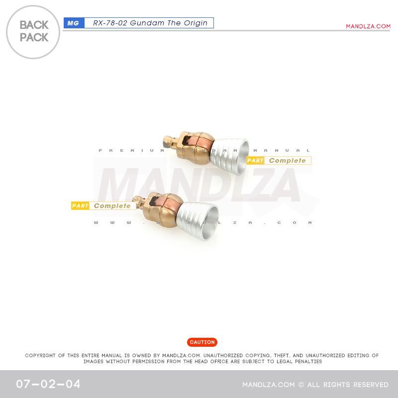 MG] RX78 The Origin BackPack 07-02