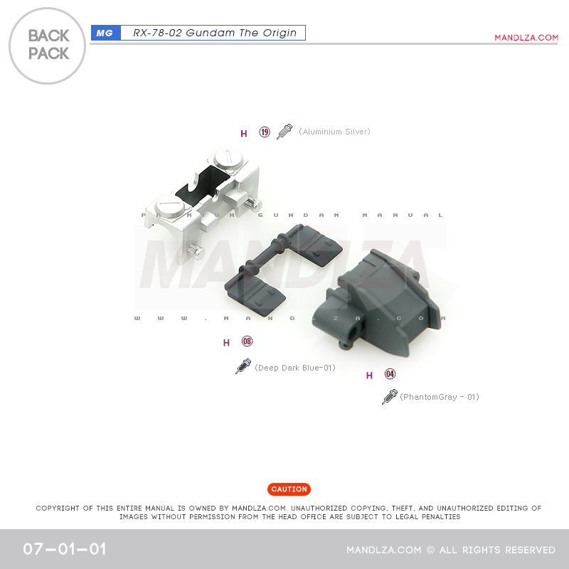 MG] RX78 The Origin BackPack 07-01