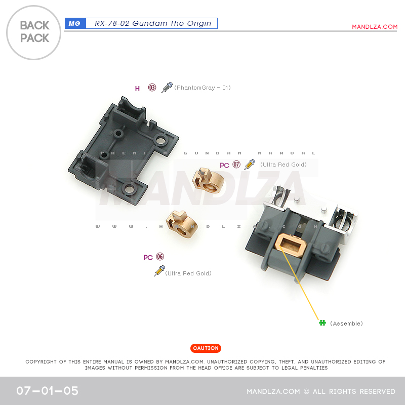 MG] RX78 The Origin BackPack 07-01