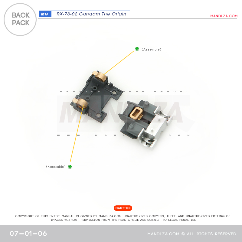 MG] RX78 The Origin BackPack 07-01