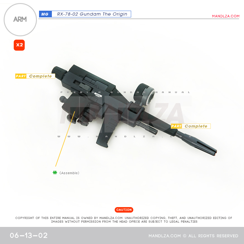 MG] RX78 The Origin ARM 06-13