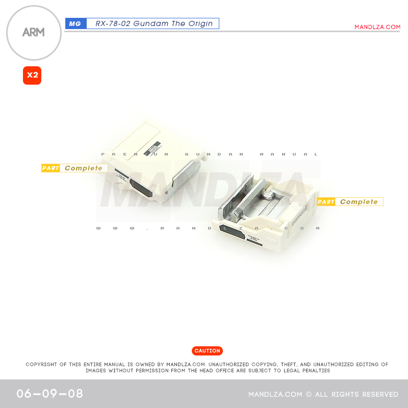 MG] RX78 The Origin ARM 06-09