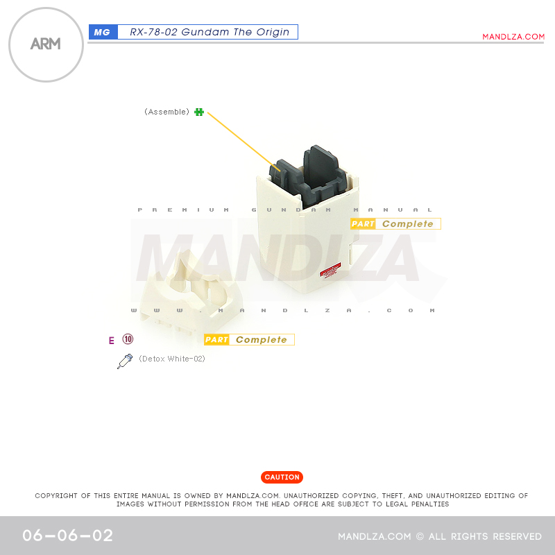 MG] RX78 The Origin ARM 06-06