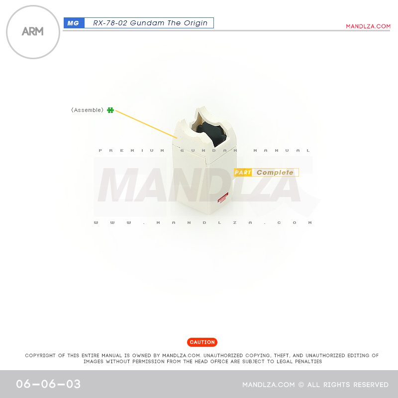 MG] RX78 The Origin ARM 06-06