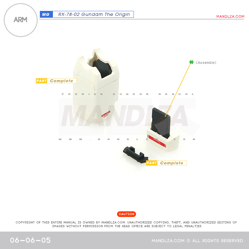 MG] RX78 The Origin ARM 06-06