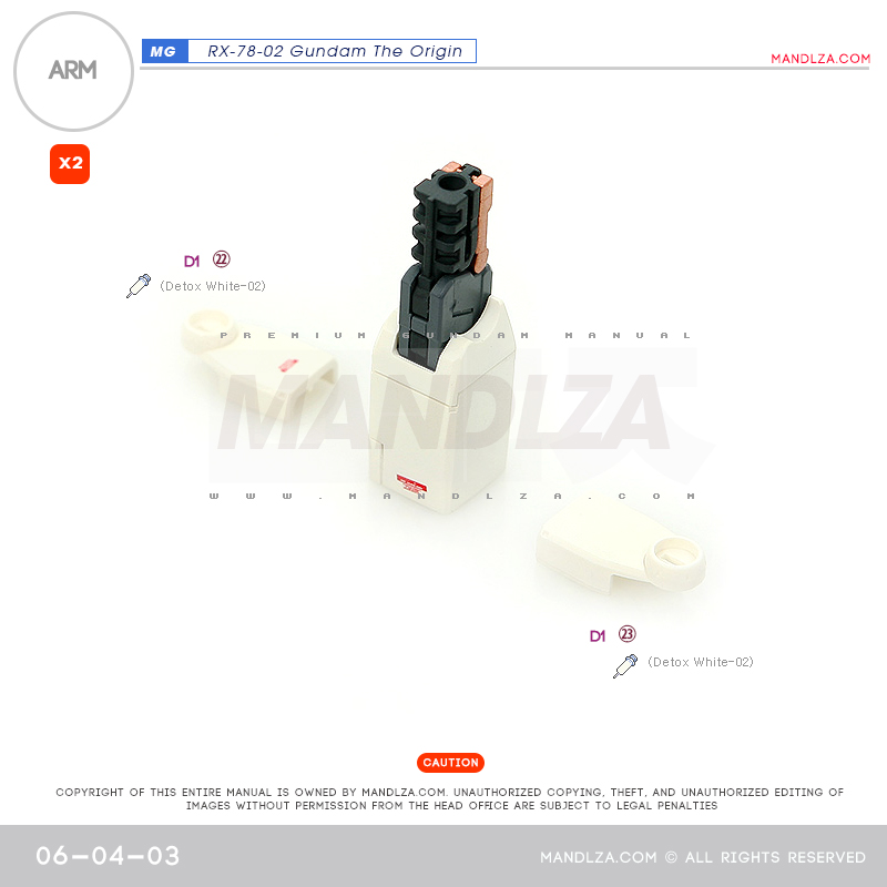 MG] RX78 The Origin ARM 06-04