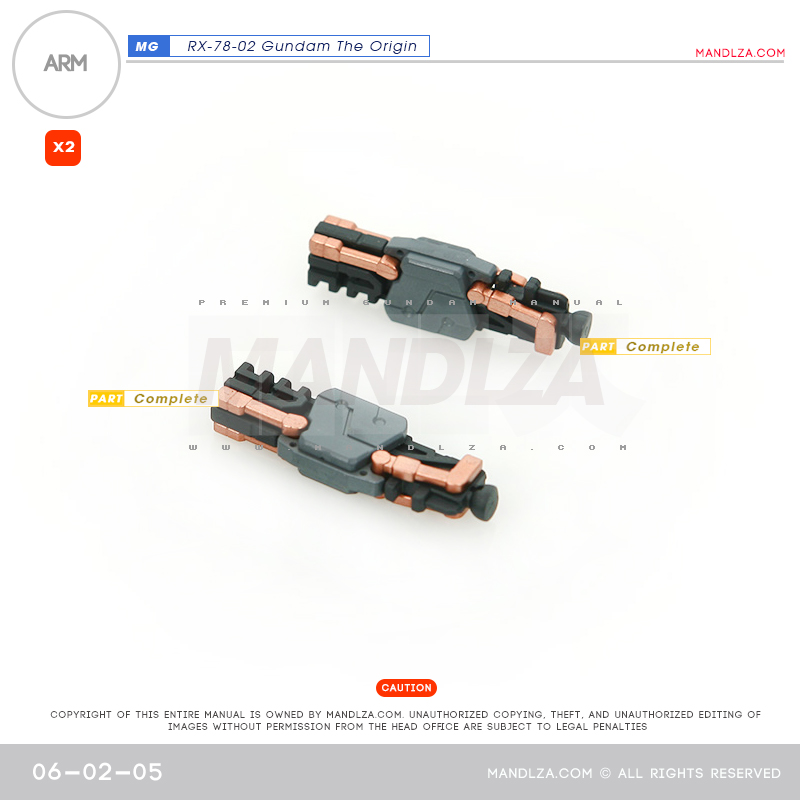 MG] RX78 The Origin ARM 06-02