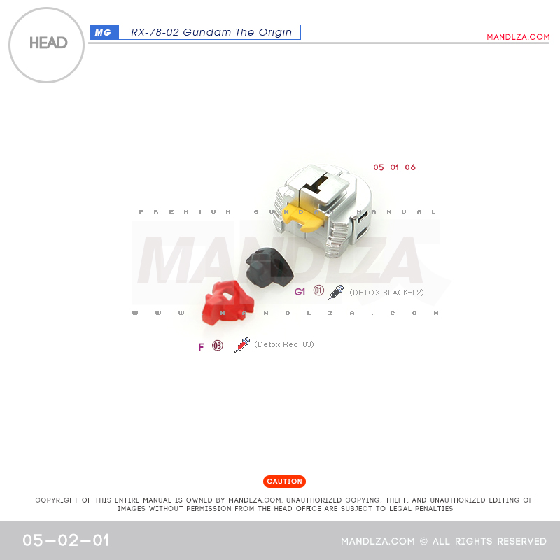 MG] RX78 The Origin HEAD 05-02