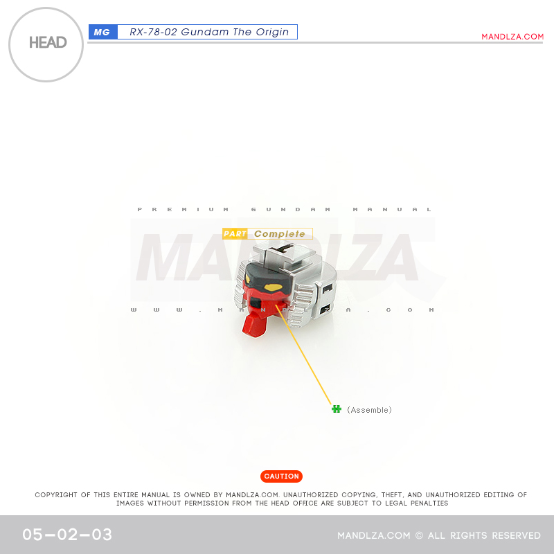 MG] RX78 The Origin HEAD 05-02