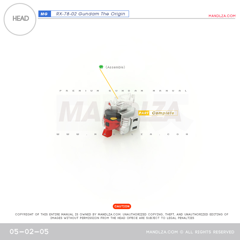 MG] RX78 The Origin HEAD 05-02