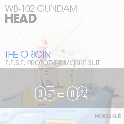 MG] RX78 The Origin HEAD 05-02