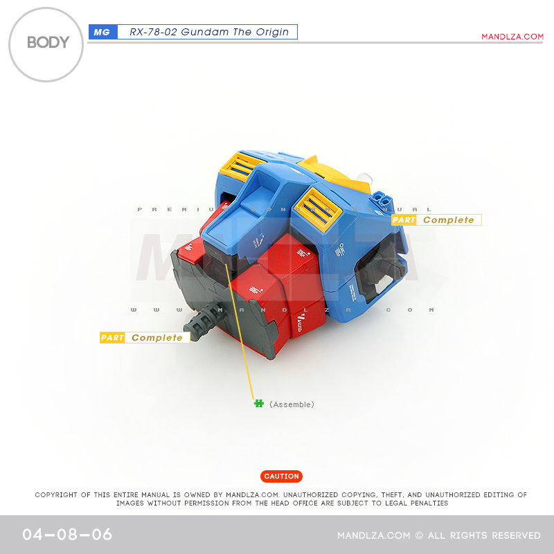 MG] RX78 The Origin BODY 04-08