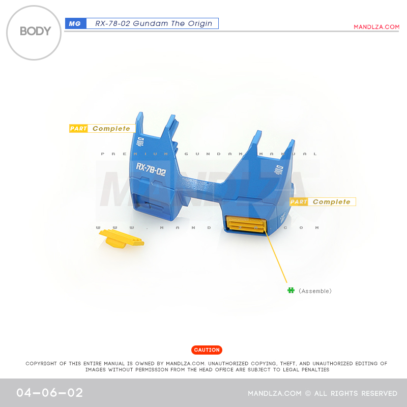 MG] RX78 The Origin BODY 04-06