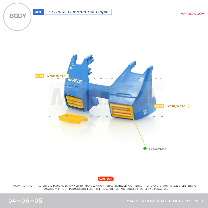 MG] RX78 The Origin BODY 04-06